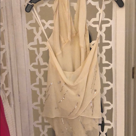 White bcbg halter top - Picture 3 of 3